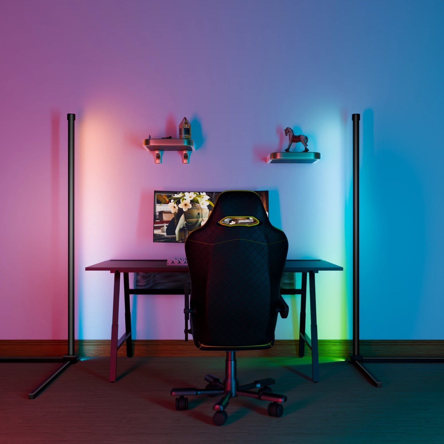 Aurora Glow RGB Floor Lamp